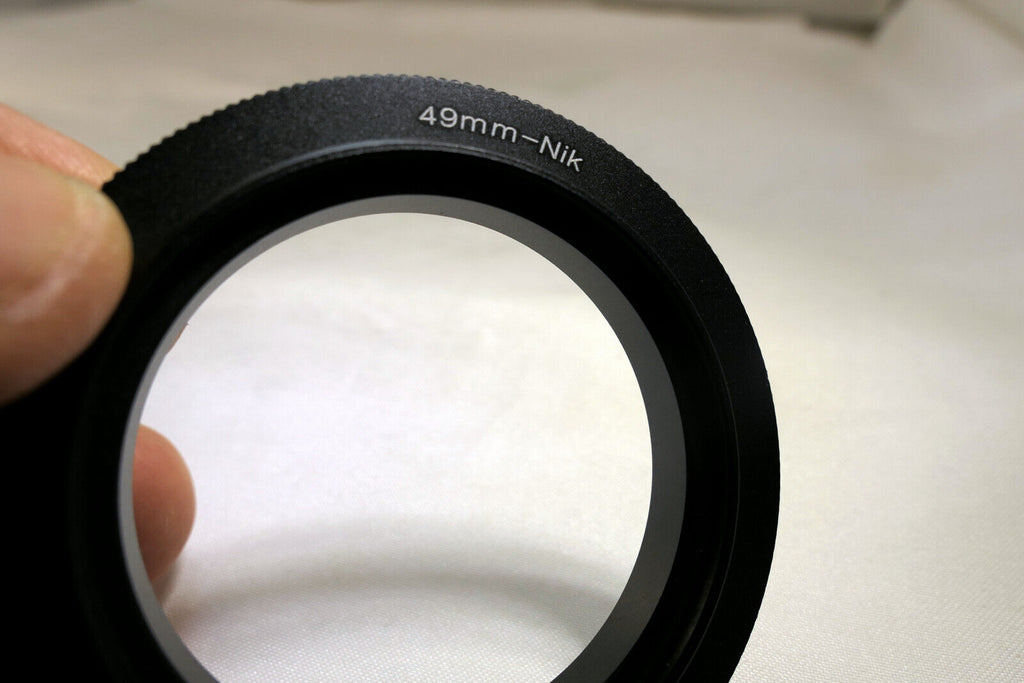 49mm Macro Reverse Lens Adapter Ring For Nikon F ai D3500 D7200 cameras Close-up
