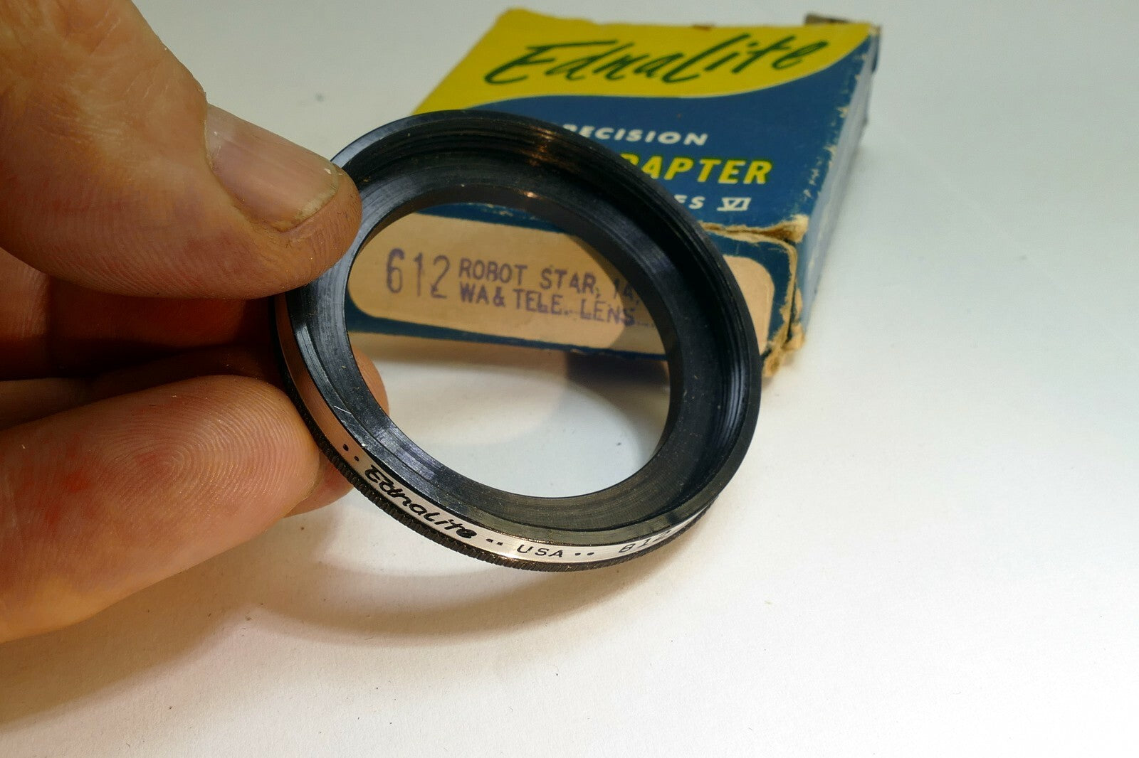 Ednalite 612 adapter 38mm to 44.5mm (series VI) filter holder for Robot Star 14