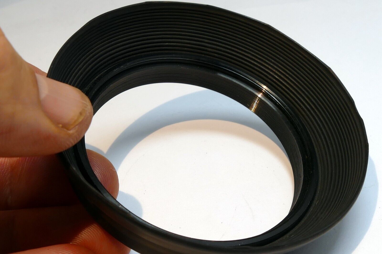 62mm Short Rubber Lens Hood Shade  double threaded