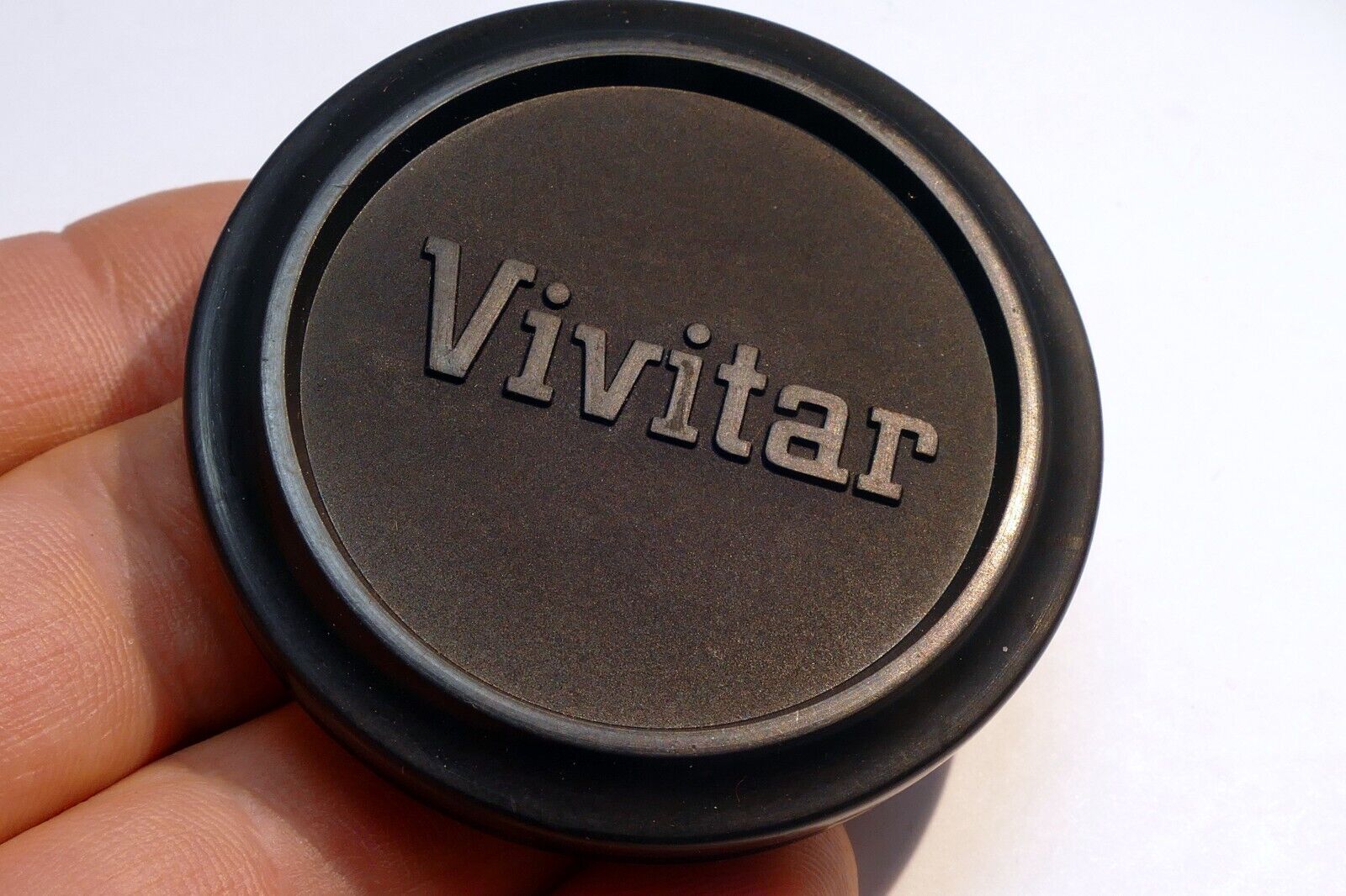 Vivitar Front 49mm Lens cap Slip on type   plastic black - Genuine OEM