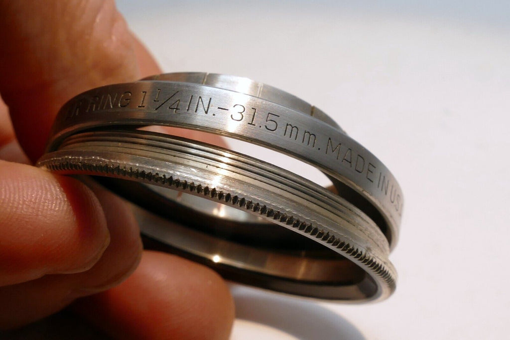 Kodak series 6 VI Adapter 1 1/4" slip on  to 31.5 mm  Filter with Retaining Ring