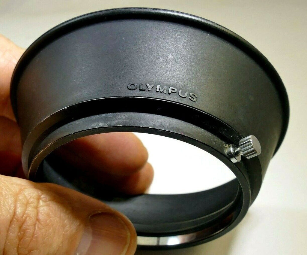 Olympus OM Lens 55mm Rubber Hood shade Zuiko 35-105mm f3.5-4.5 35mm f2.0