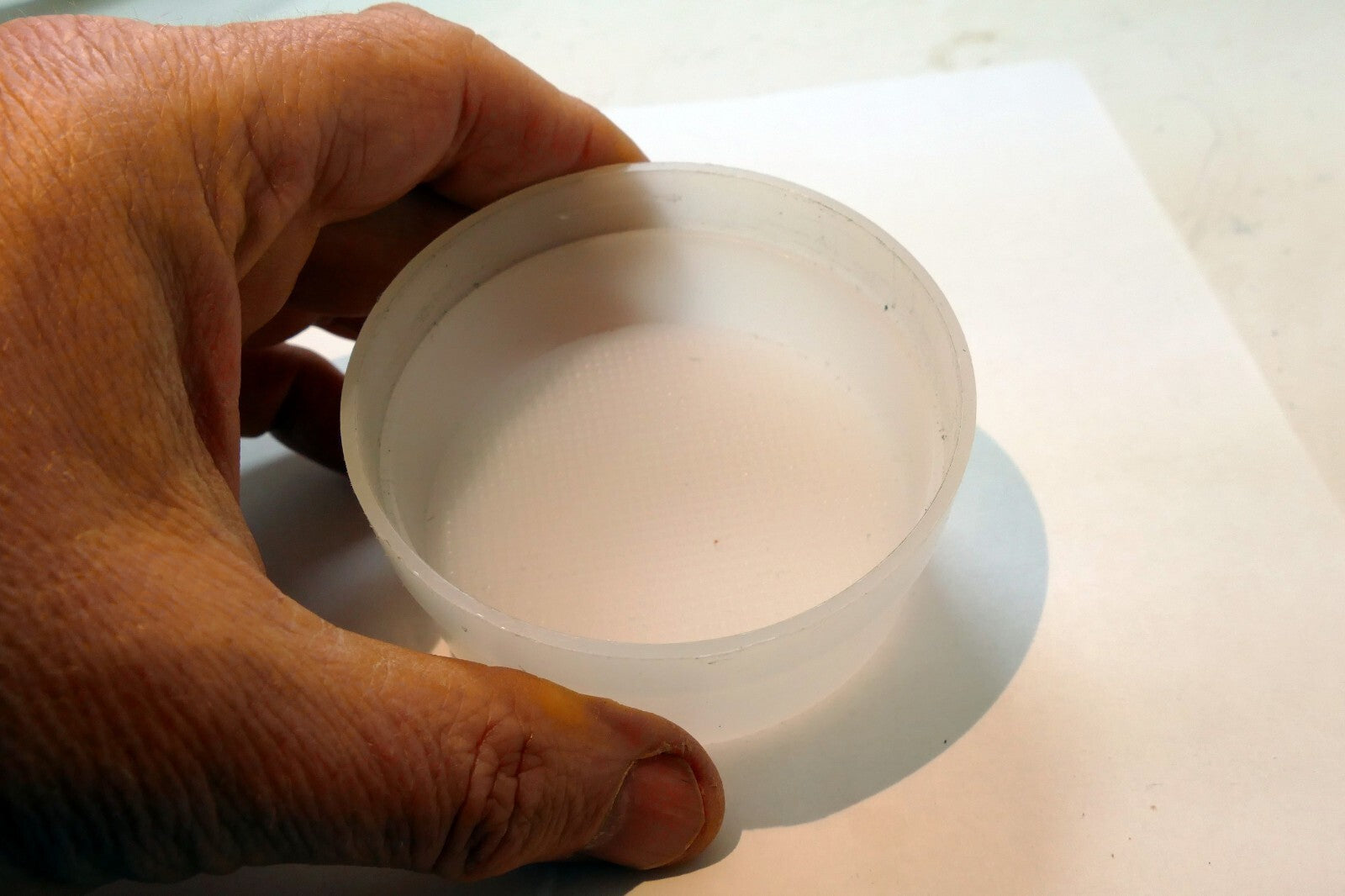 Round SOFT WHITE DOME  for flash 32X77mm