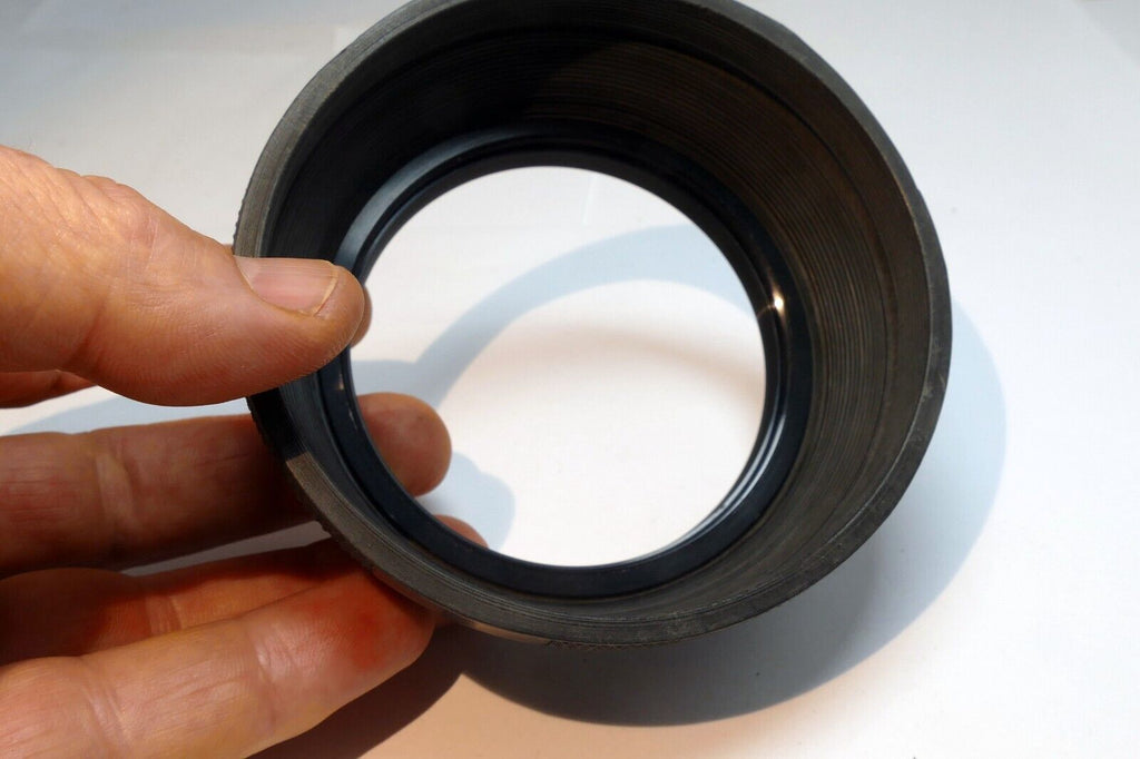 72mm rubber lens hood collapsible double threaded  telephoto 300mm 400mm