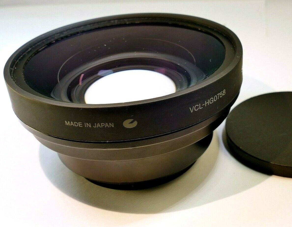 Sony Wide Angle Conversion Lens x0.7 VCL-HG0758 AUX 58mm rim Genuine OEM