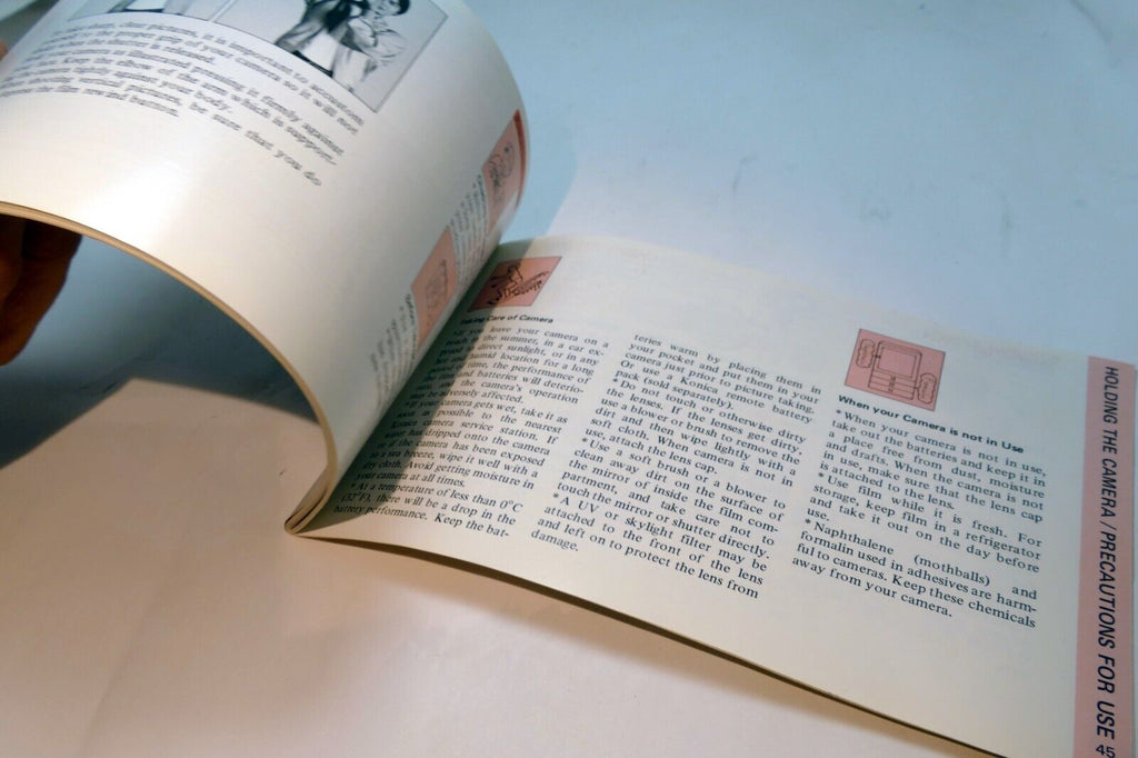 Konica FT-1 Motor Camera Guide Booklet/Manual  English EN