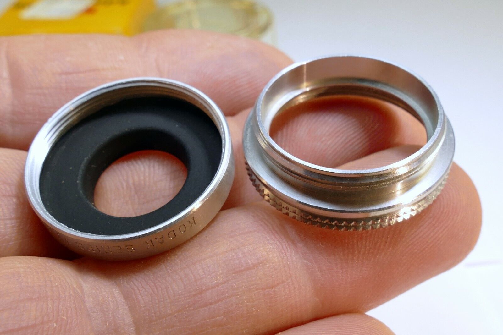 Kodak series 4 IV Adapter No. 42 slip on  to 14.5mm threaded Filter Ring holder
