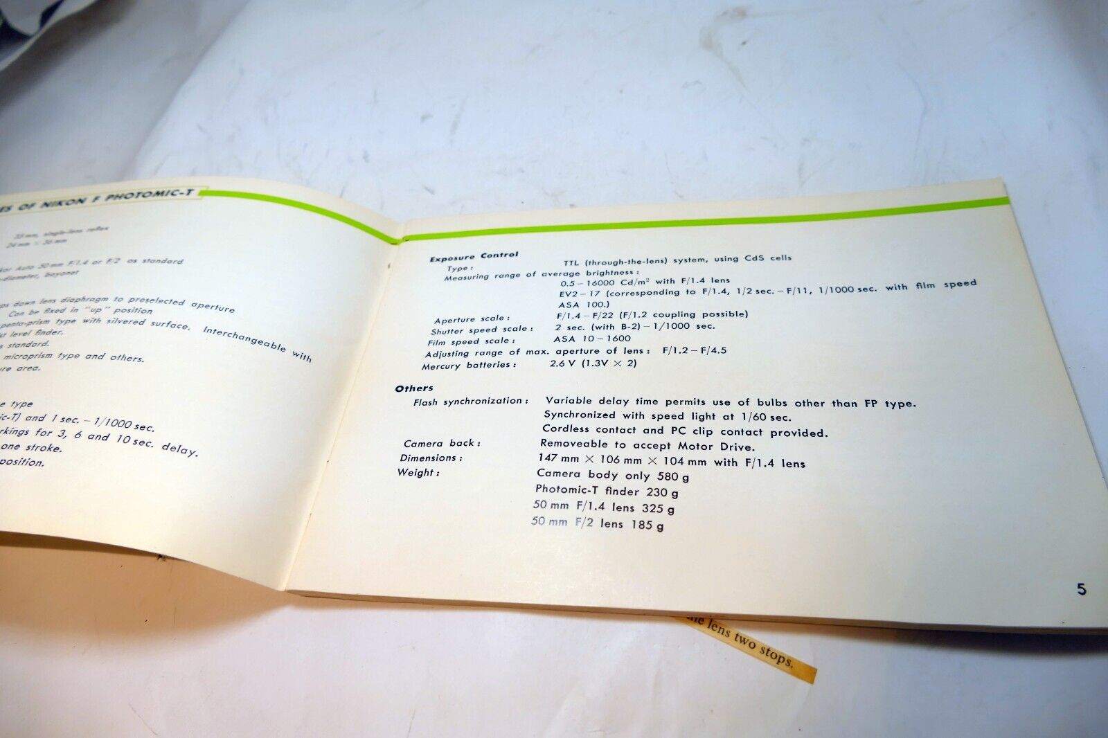 Nikon F T Tn  Photomic finder Metered Prism Instructions manual guide English EN