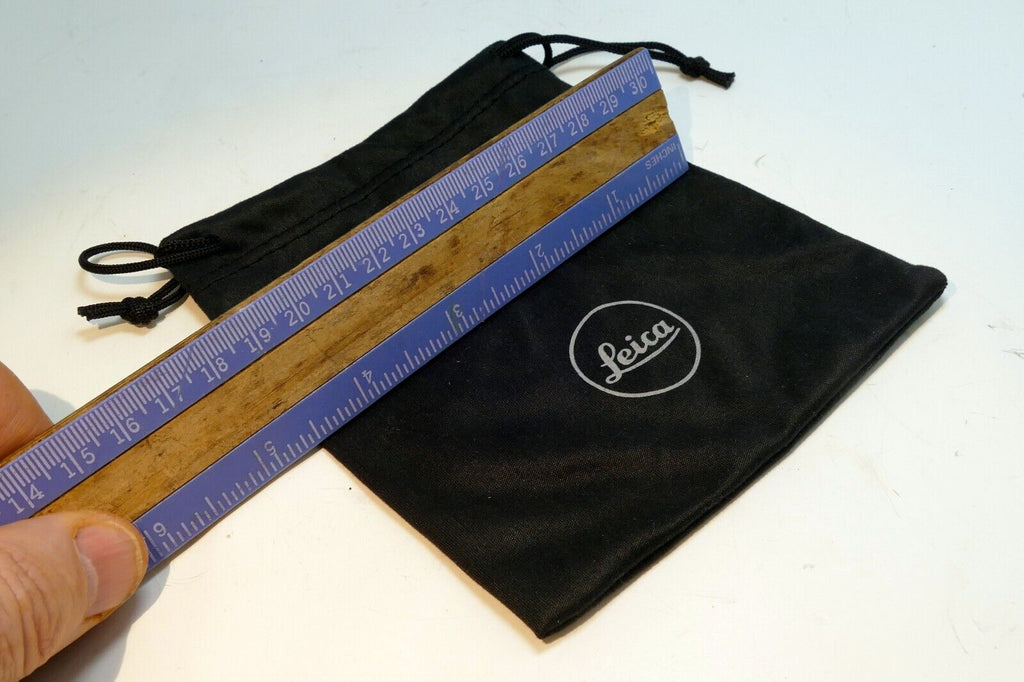 Leica Soft Drawstring Case Pouch 11X12cm for  18mm 21mm 24mm ASPH elmarit