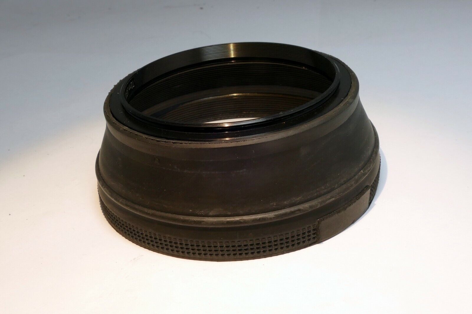 72mm rubber Lens Hood Shade screw in double  threaded for 400mm telephoto