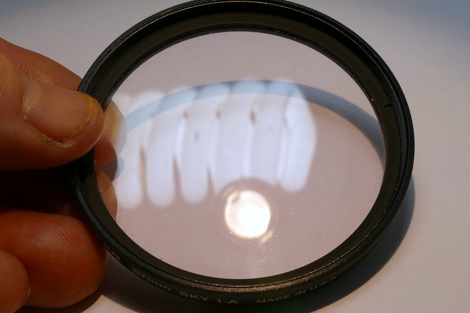 Tiffen 67mm filter made in USA 1A Sky skylight warming for overcast day