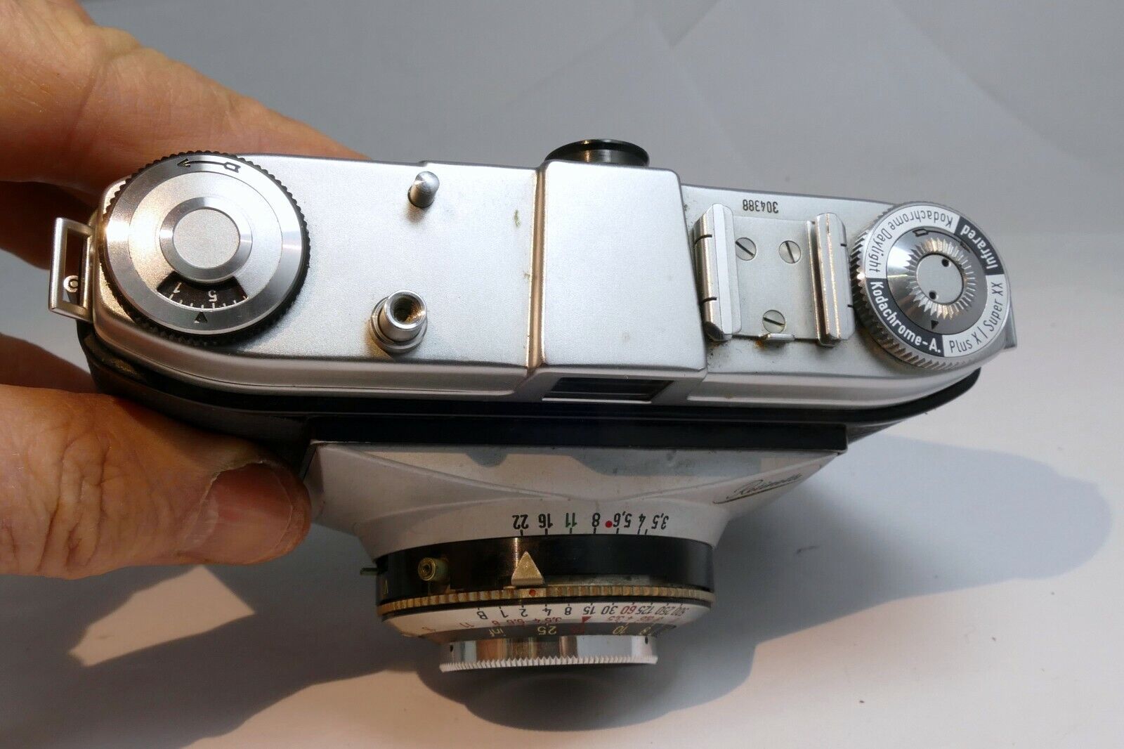 Kodak Retinette rangefinder Camera w/ Schneider 45mm f3.5 Lens AS IS for parts