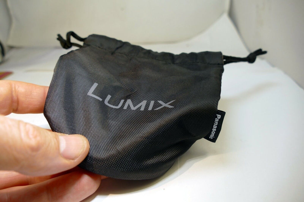 Panasonic Lumix canvas Lens Pouch Case 4x4" for M4/3 12-35mm f2.8