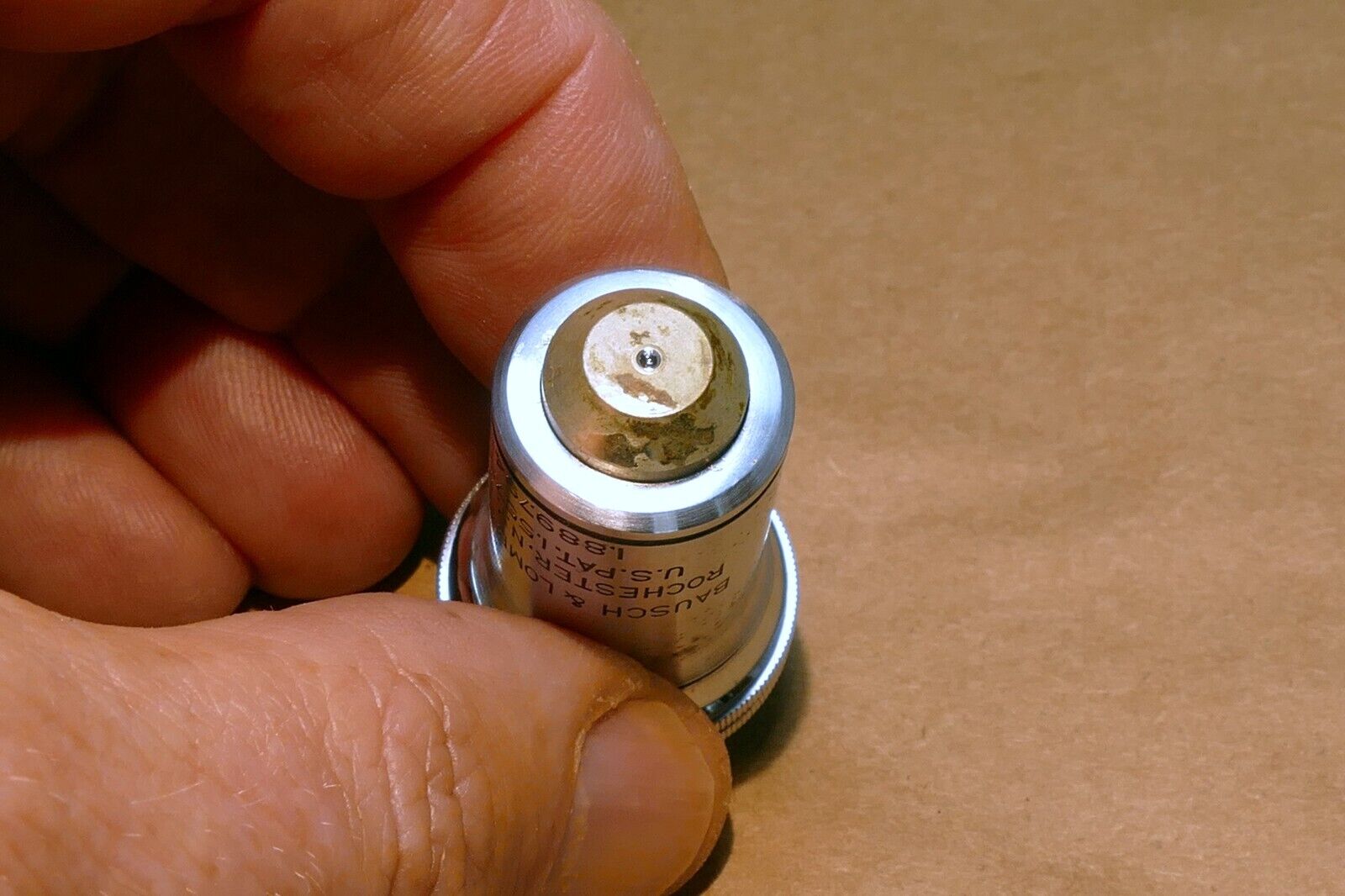 Bausch Lomb 1.8mm 1.25 OIL 97X Microscope Objective Rochester NY  100X