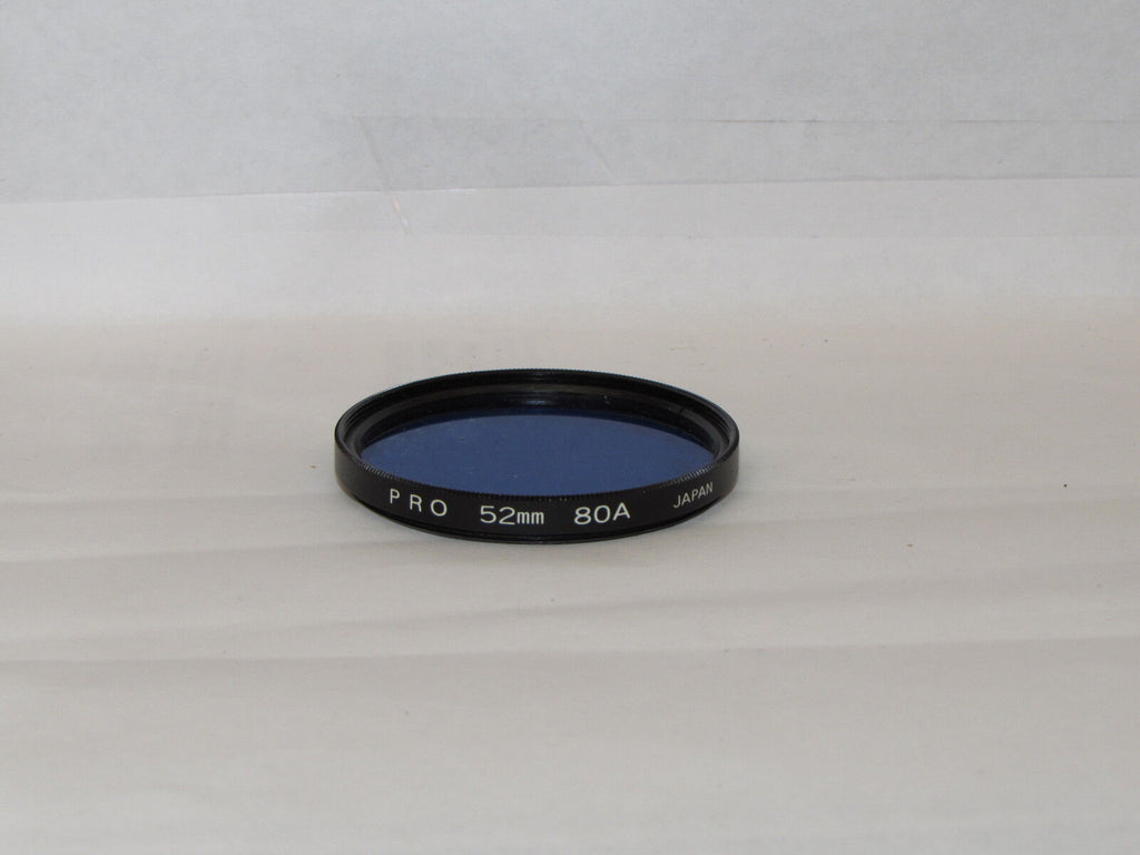 Used PRO 80A Blue  52mm Lens Filter Made in Japan  O40119