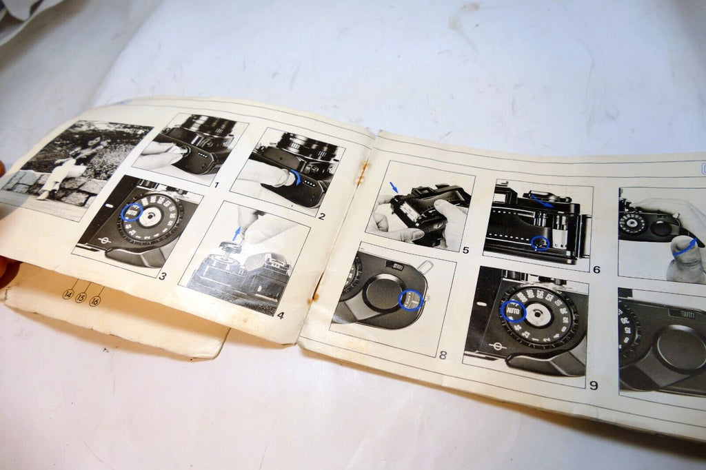 Chinon CE-4 35mm SLR Camera manual ILLUSTRATED GUIDE instructions  English EN