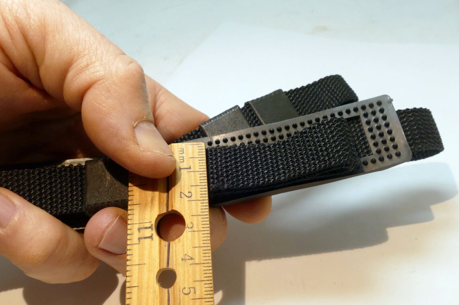 1.5cm wide Rangefinder  Camera Strap Black Nylon sturdy vintage