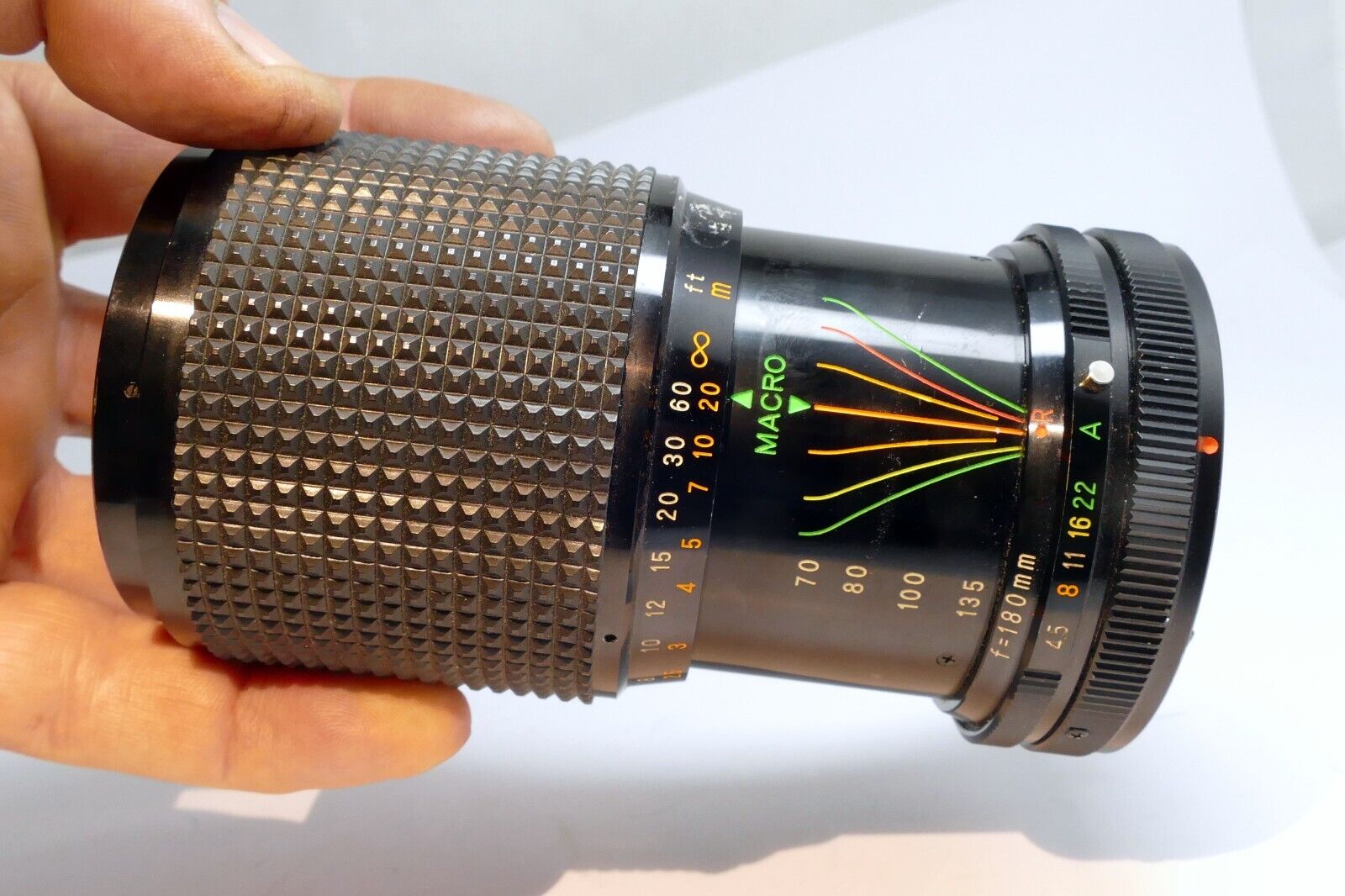 Mitakon 70-180mm f4.5 FD Lens for Canon manual focus telephoto w/ haze AS IS