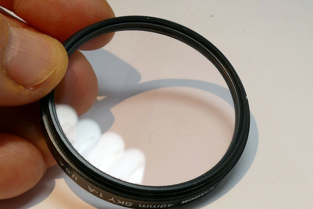 Canon 49mm Filter sky 1A skylight made in USA Genuine OEM