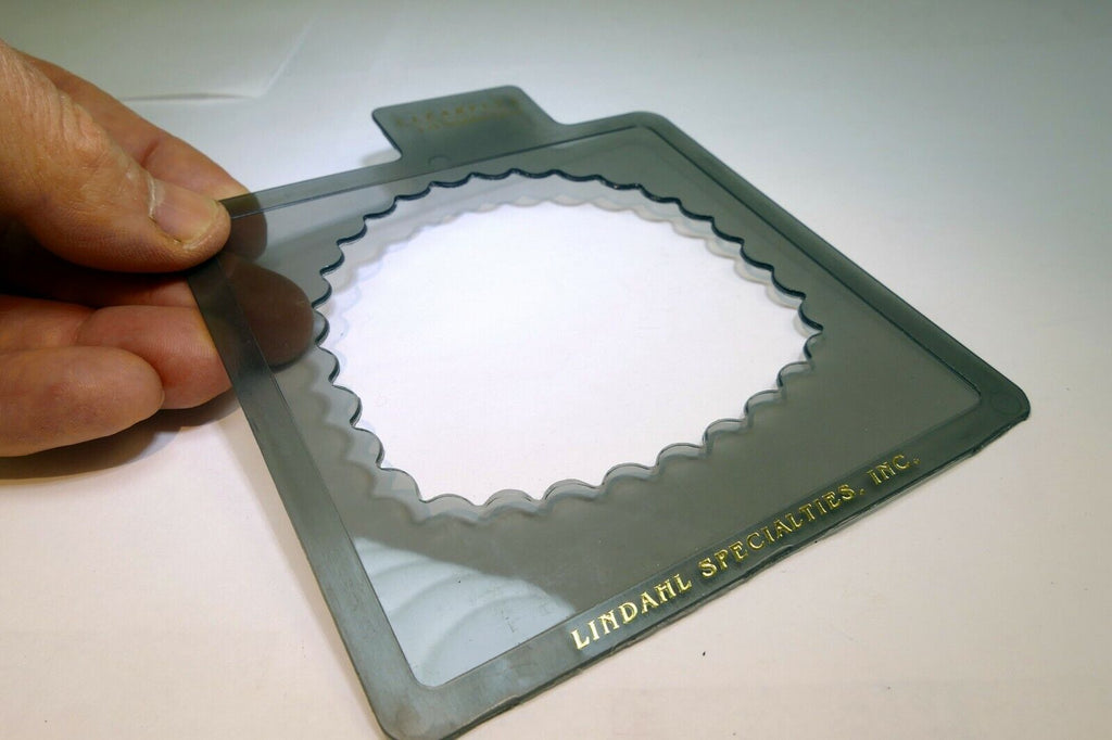 Large Vertical Group Lindahl Smoke Gray Vignette 4.5X4.5" Clearflex 