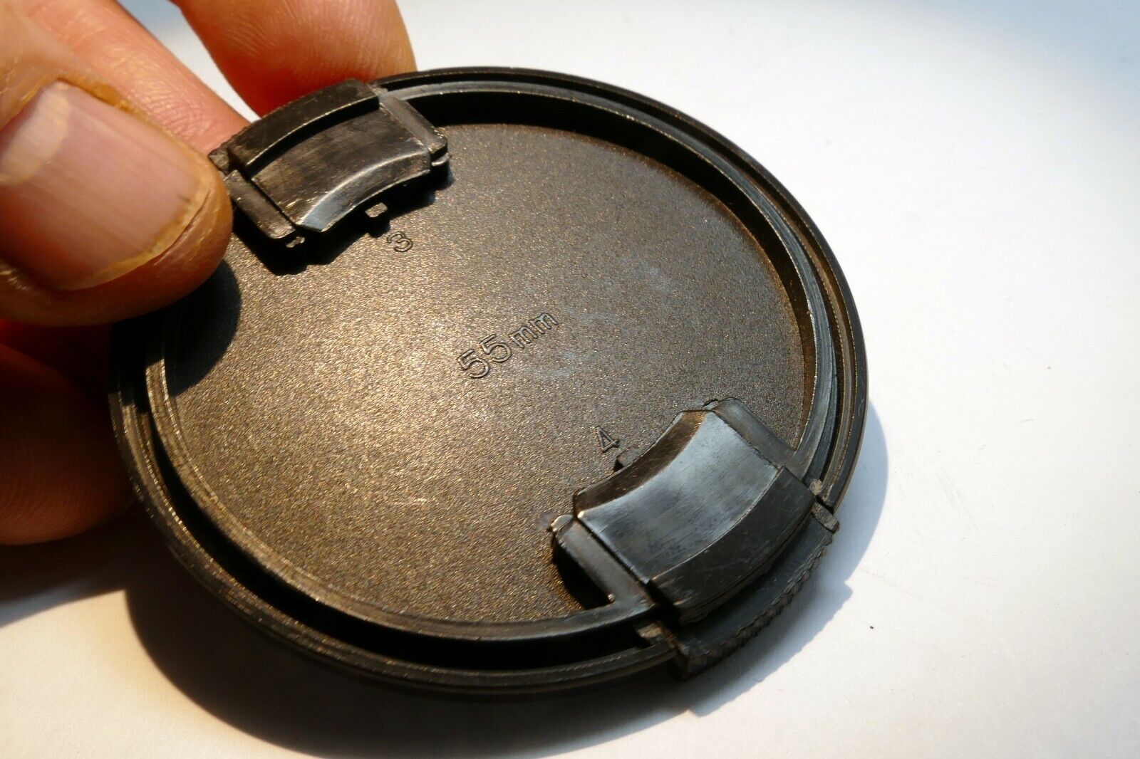 55mm Front Cap Plastic  snap on vintage black  for f2.8 f3.5 28mm 35mm