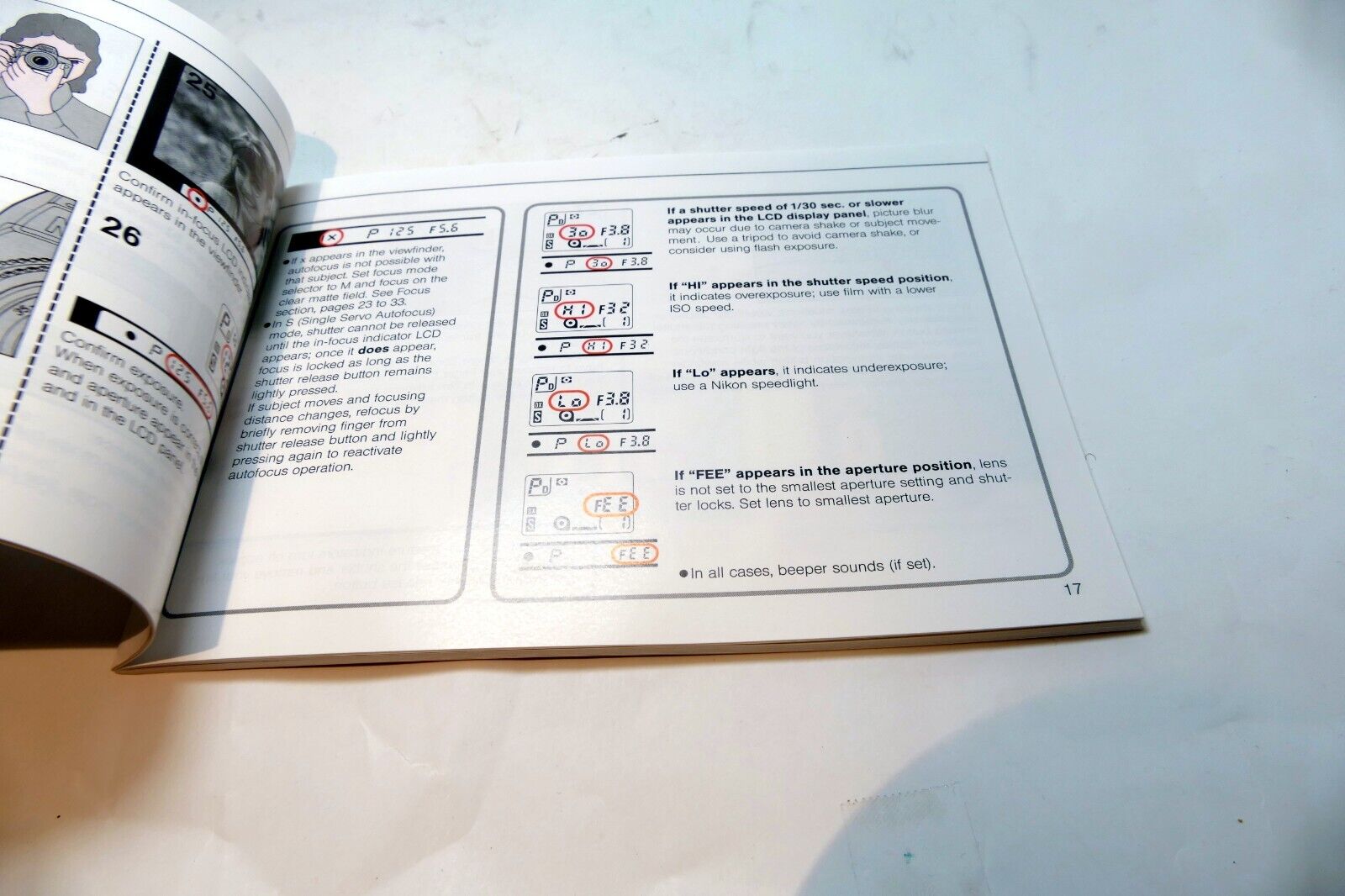 Nikon N8008S AF camera 35mm SLR Owner's Instruction Guide E English  - Mint