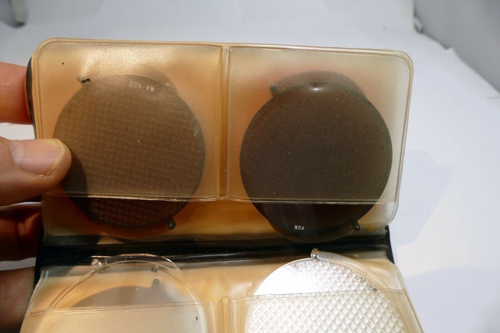 Diffuser and ND Filter kit for Flash orange ND2 ND4 UV round 47mm OD