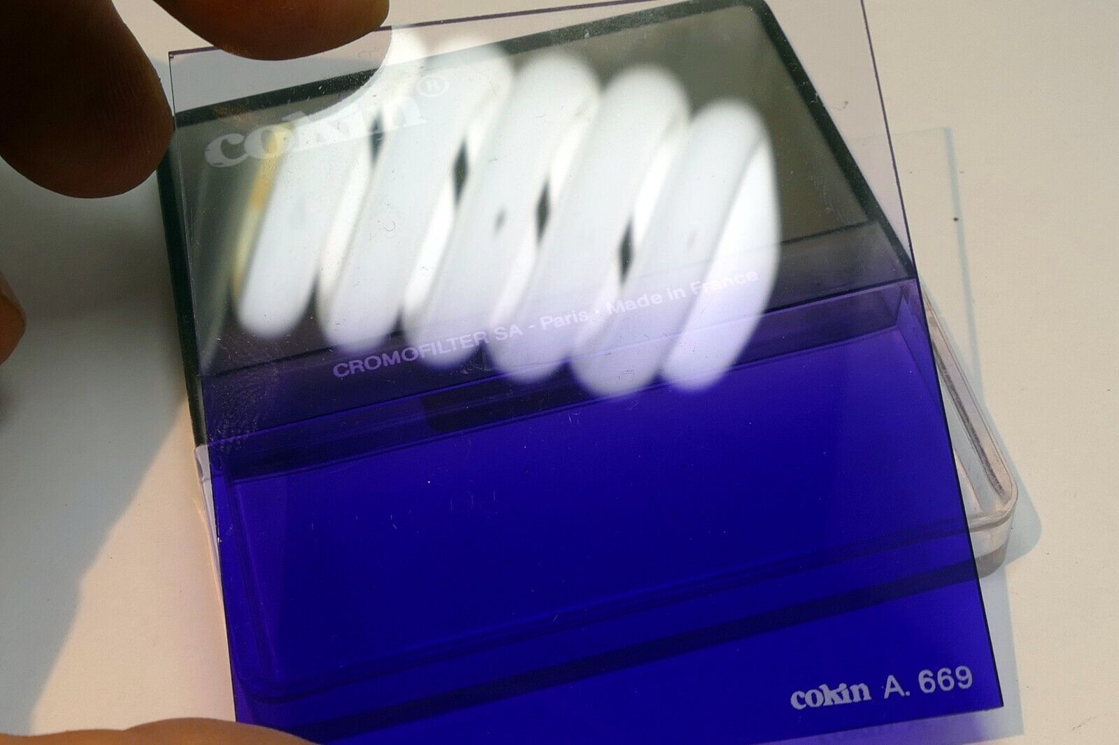 COKIN A669 Gradual Fluorescent Mauve M2 A  series 67X67mm small square graduated