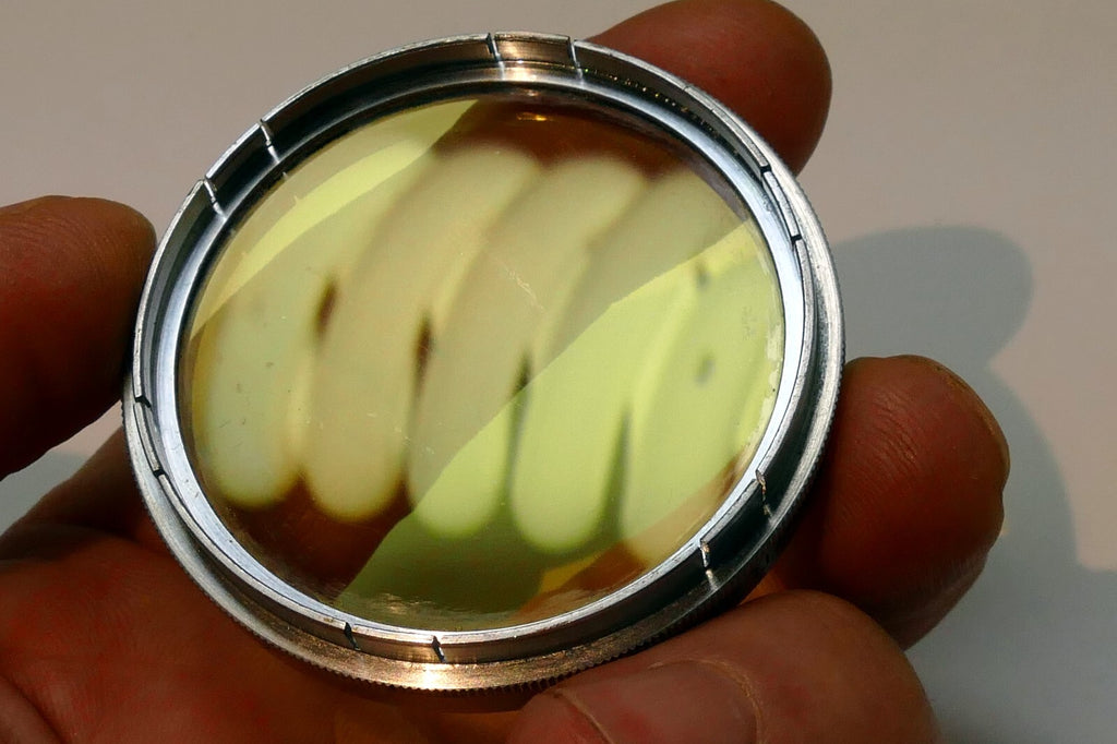 Voigtlander G1 Yellow 47mm Filter 301/47 Germany Nocton (with some scratches)