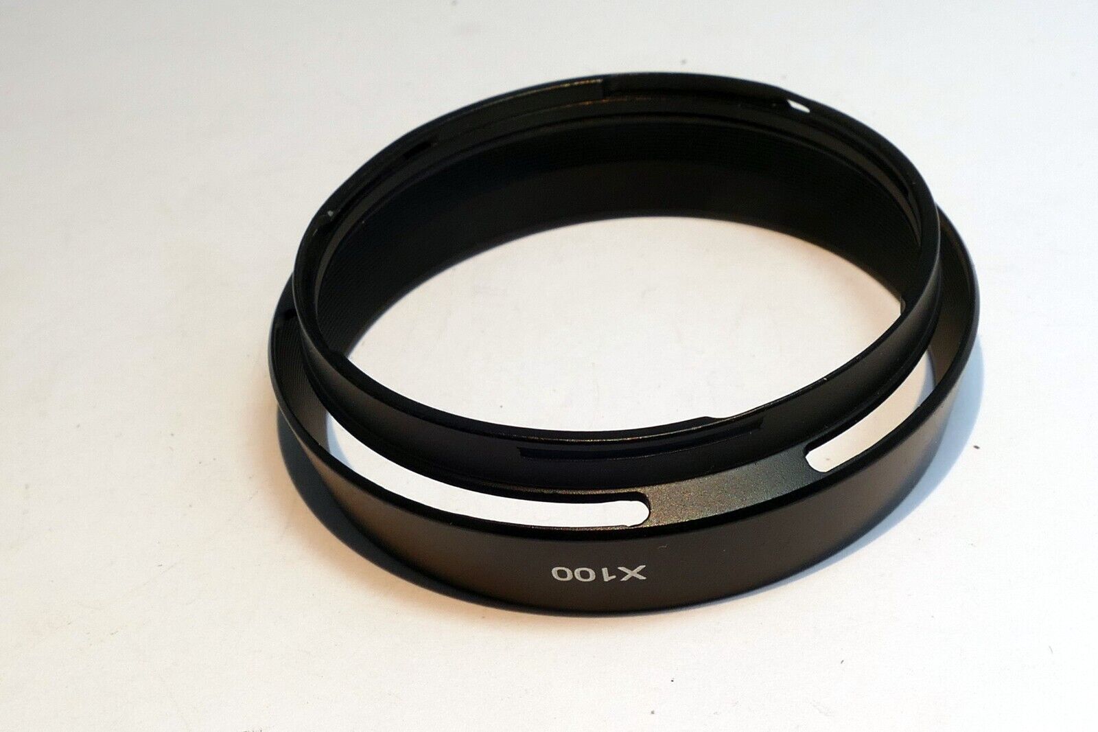 X100 Lens Hood Shade for parts missing 49mm ring - incomplete