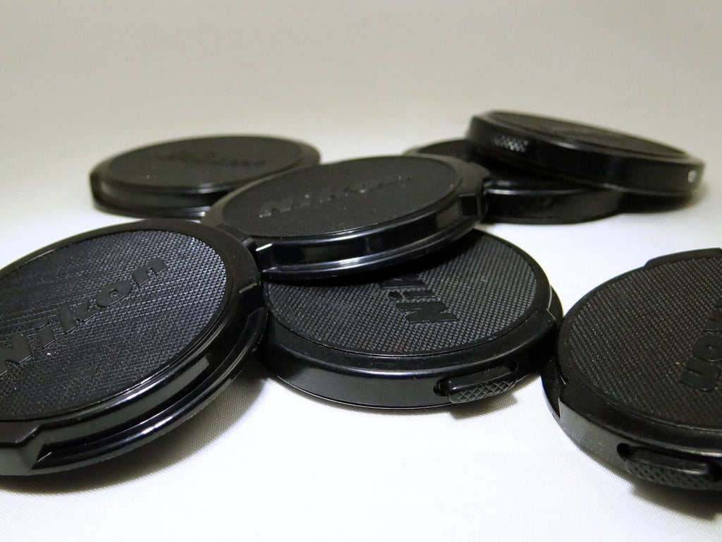 Nikon Lens Front Cap 52mm all black Genuine - snap on 28mm f2.8 50mm f1.8 Nikkor