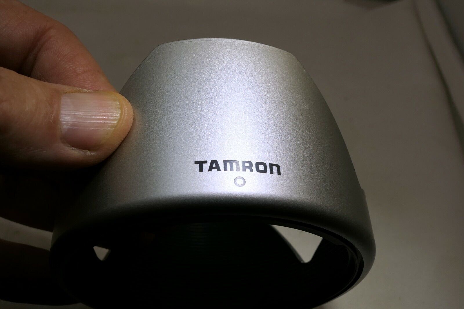 Tamron Plastic Lens Hood Made in Japan for Super 28-200mm f3.8-5.6 SILVER
