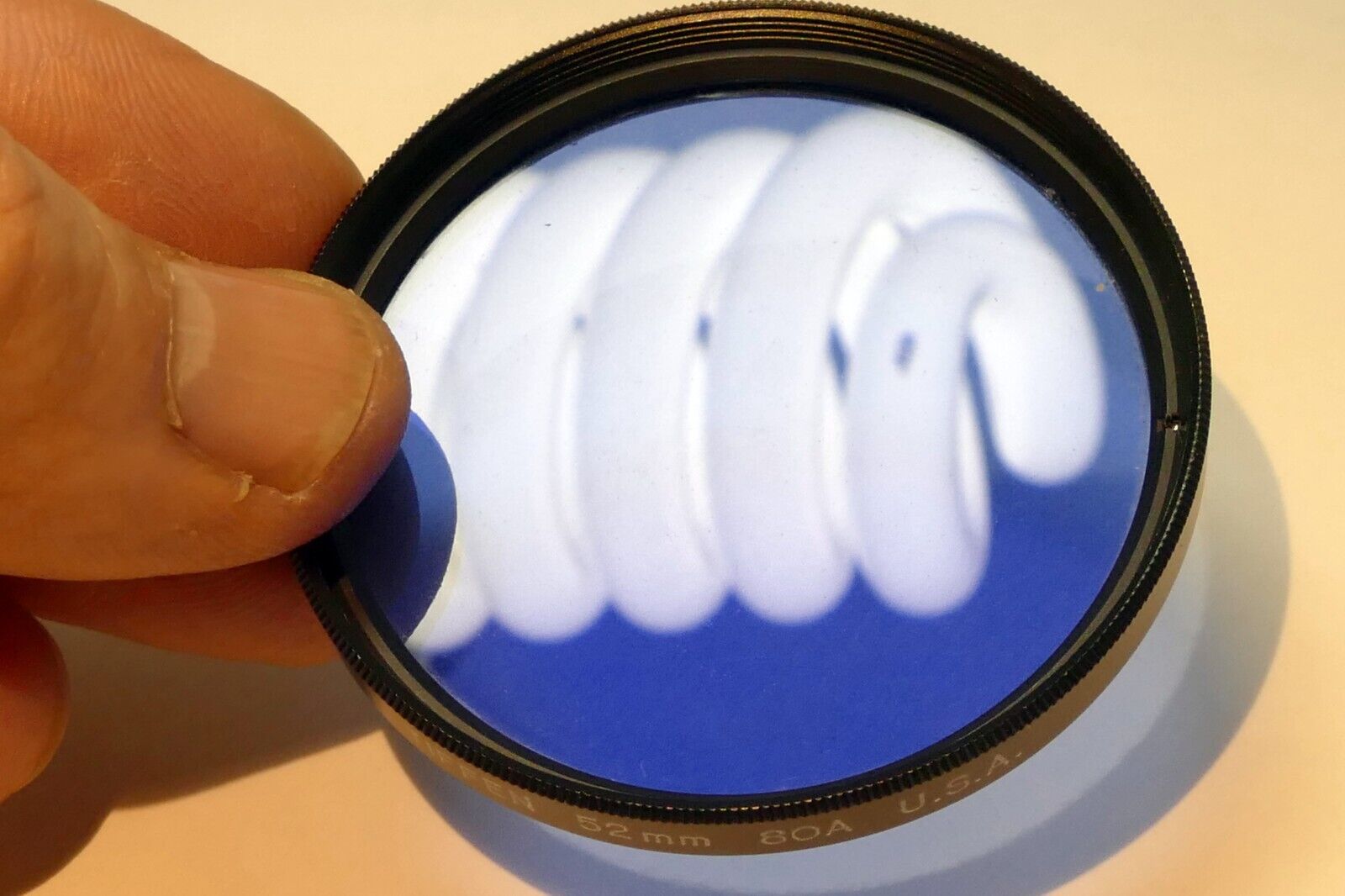 TIFFEN 52mm Filter 80A  made in USA Blue cooling from 3200K to 5500K