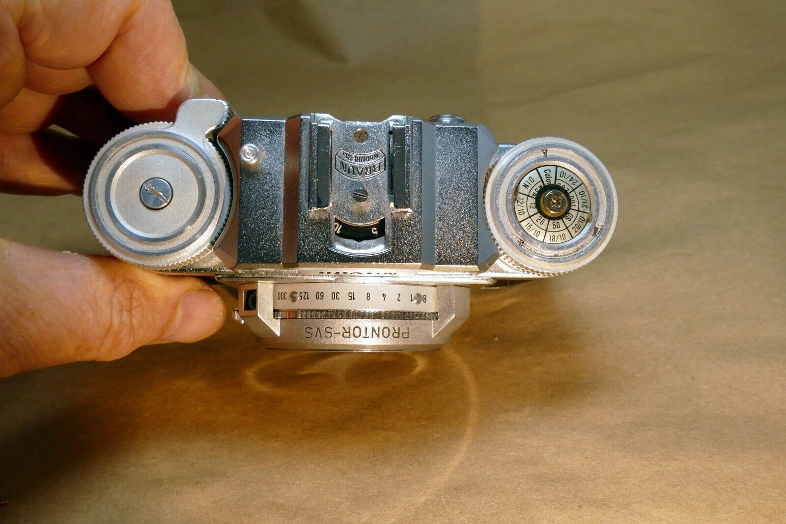 Braun Nurnberg Super II rangefinder camera body only double stroke winding