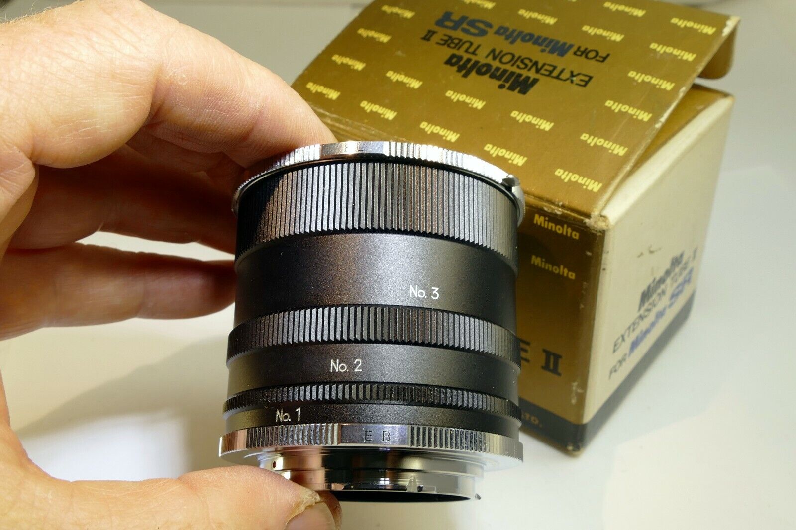 Minolta SR II Macro Tube Close up lens macro close-up EL EB 1 2 3 set
