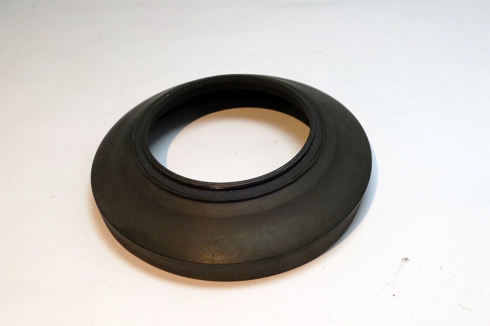 58mm Rubber Lens Hood Shade Single threaded collapsible wide angle
