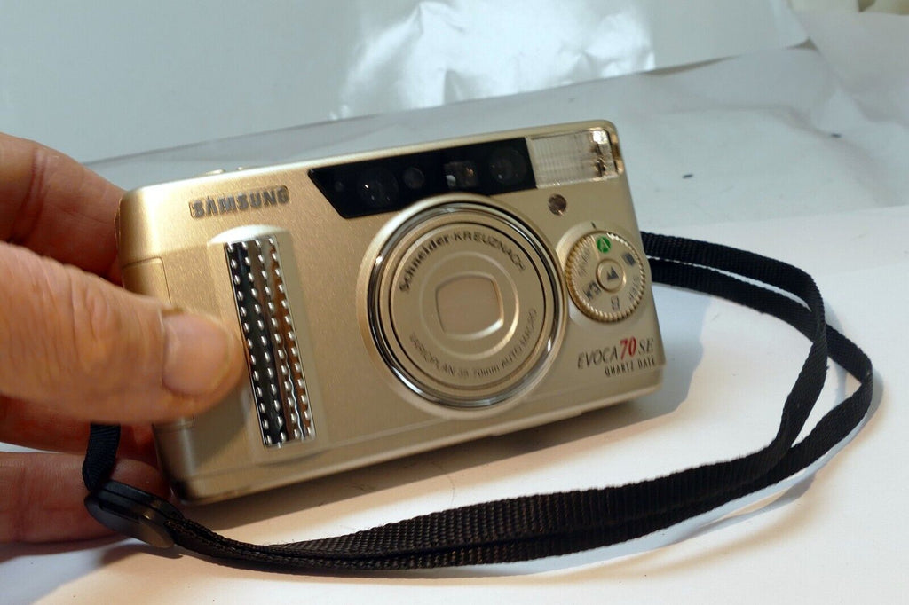Samsung Evoca 70 SE Quartz Date camera 35mm point and shoot - Untested