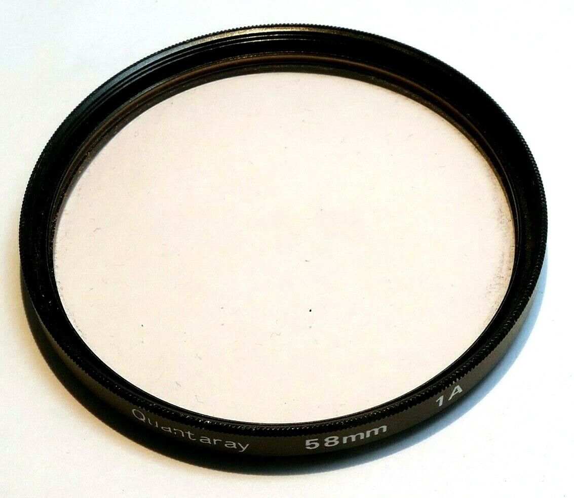 Quantaray 58mm Skylight 1A sky Glass Filter made in Japan