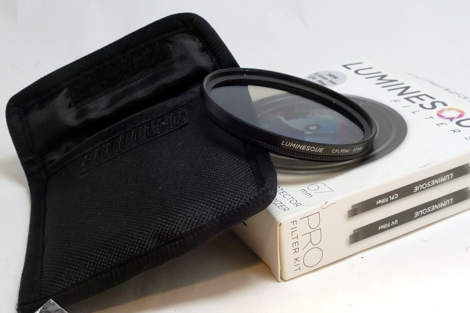 Luminesque 67mm Filter C-PL Circular Polarizer with soft case wallet