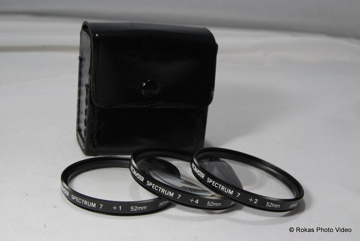 Promaster 52mm kit +1, +2, +4 Filters close up macro set