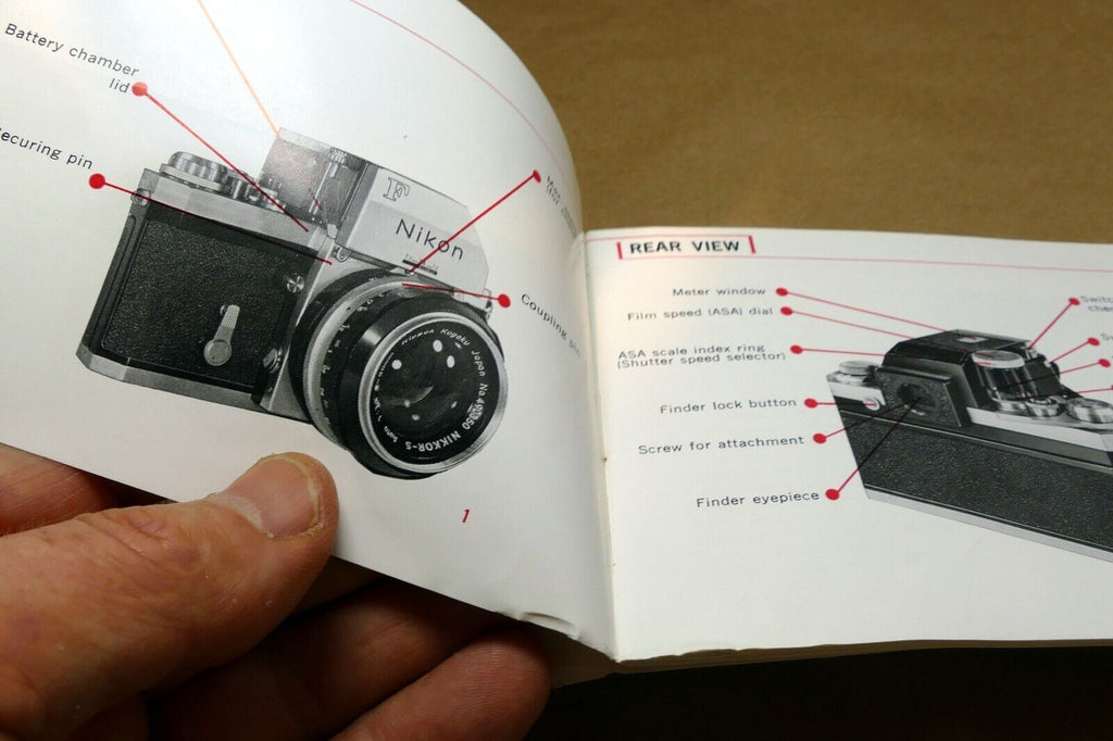 Nikon Photomic FTn finder prism Photo Guide camera instruction