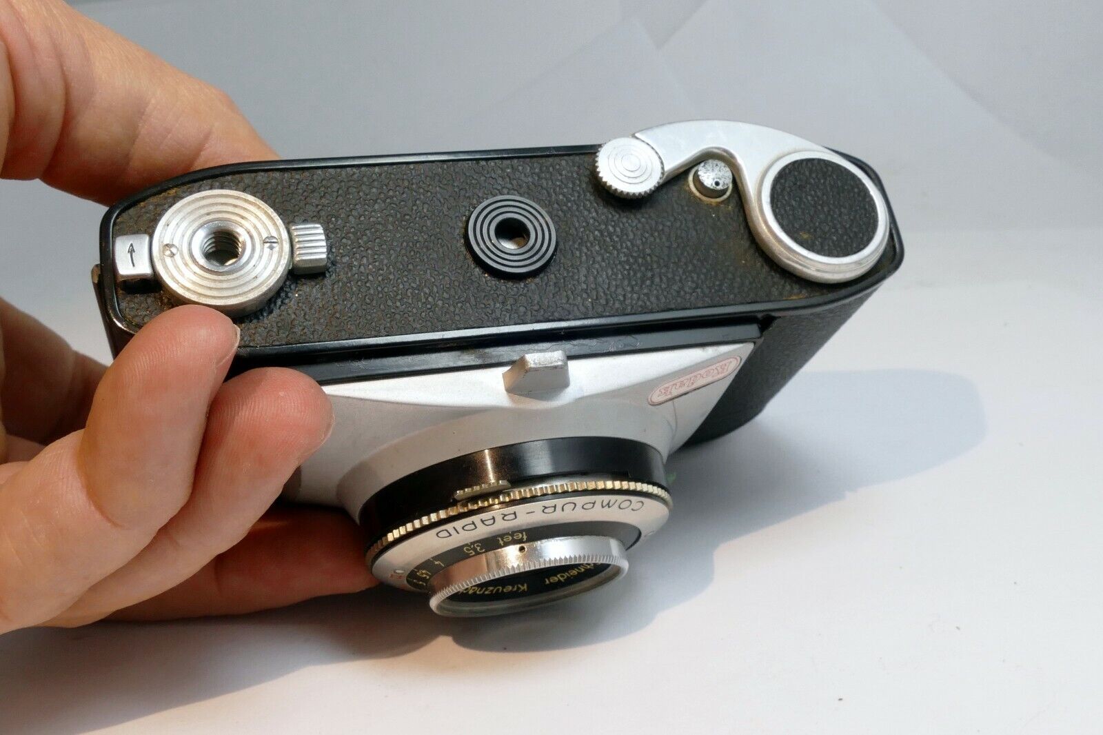 Kodak Retinette rangefinder Camera w/ Schneider 45mm f3.5 Lens AS IS for parts