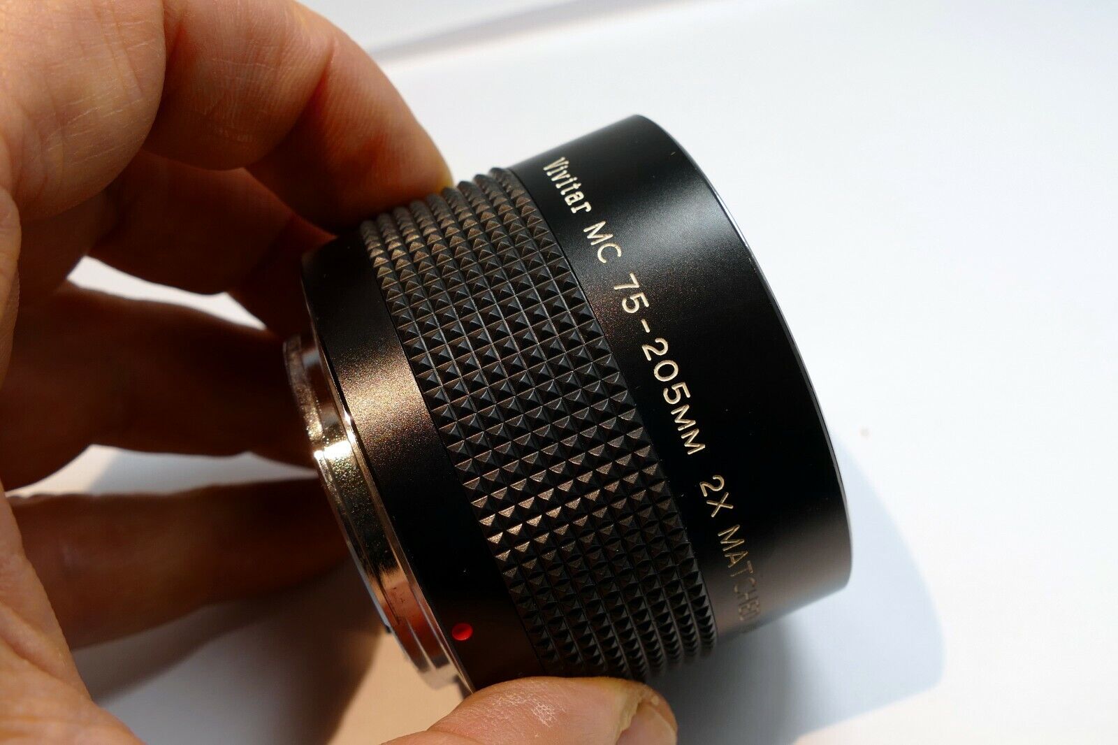 Vivitar 2X teleconverter lens PK Pentax M K manual focus doubler for 75-205mm