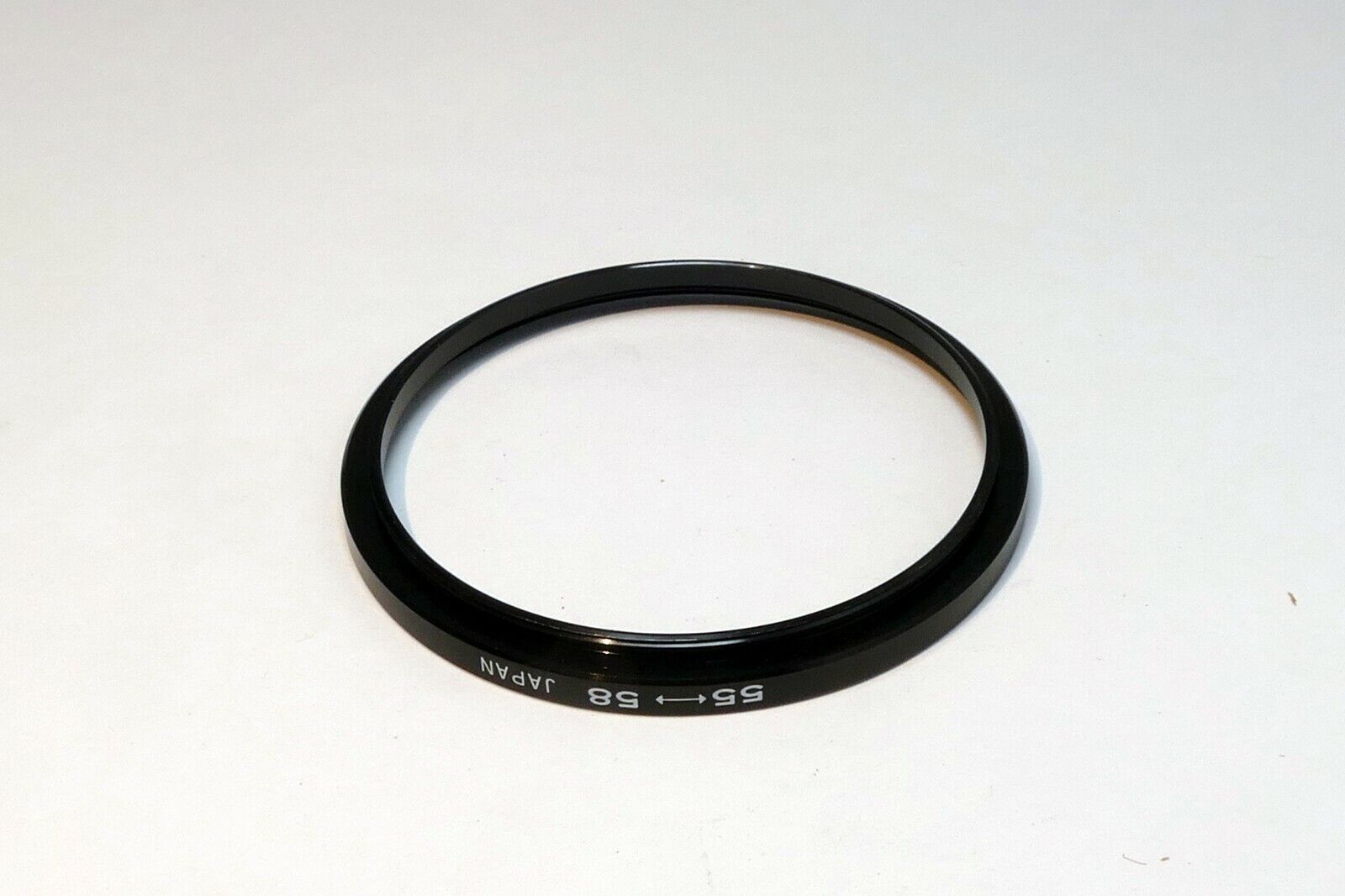 55mm to 58mm ring Metal adapter threaded step-up