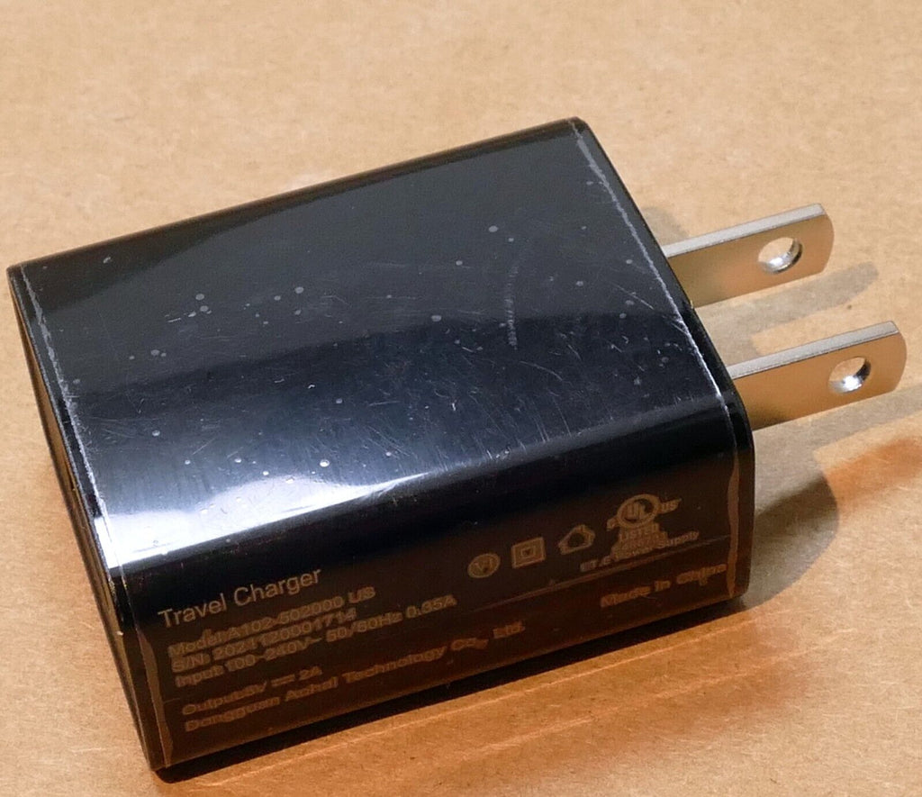 USB Travel Charger model A102-502000 US wall plug
