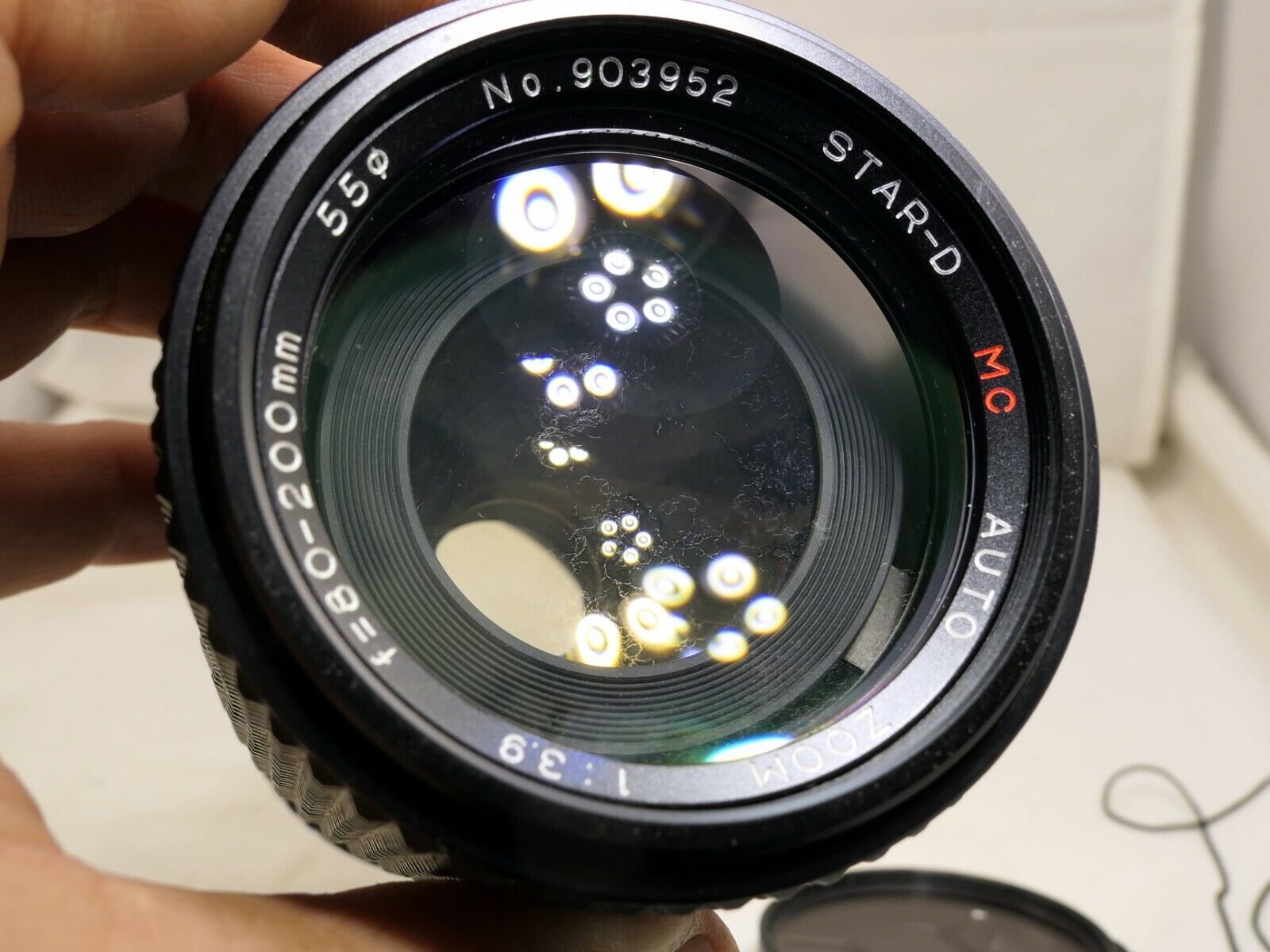 Star D 80-200mm f3.9 Manual Lens for Canon AE-1 with some fungus webbing inside