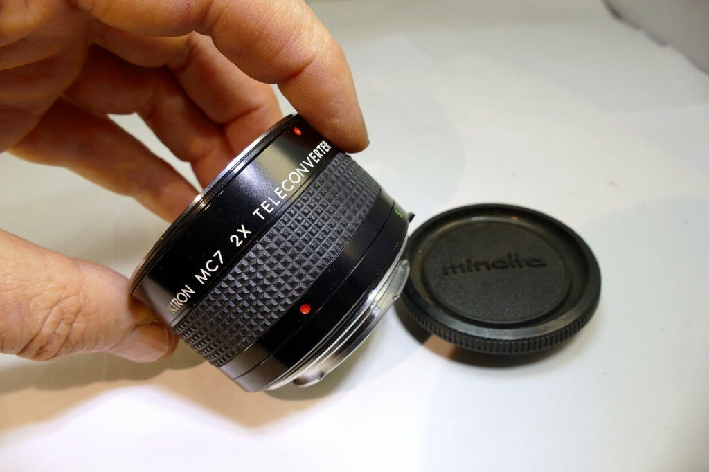 Kiron MC7 2X teleconverte MD manual focus lens for Minolta Coated 7 element