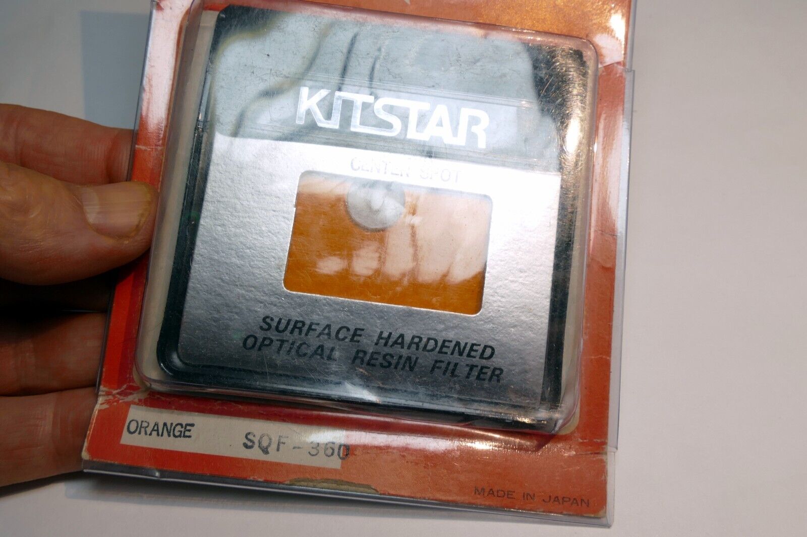 Orange SQF-360 Amber Center Spot  Filter 67X67mm square drop in for Cokin A S