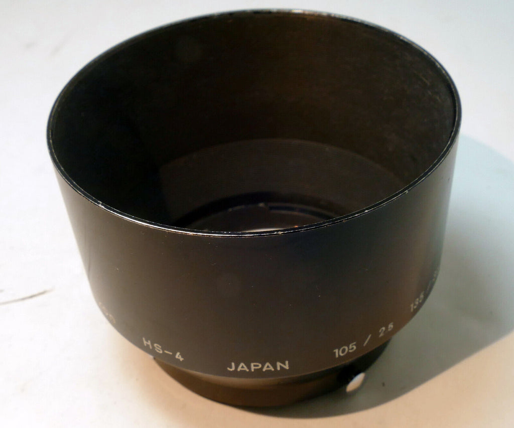 Nikon HS-4 Lens Hood Metal for 105mm f4  Micro Nikkor Ai Ai-s snap on
