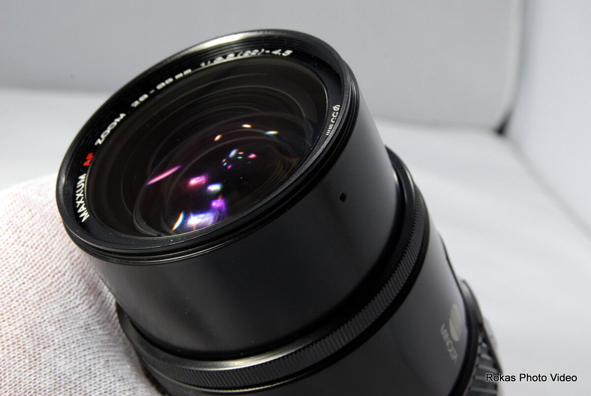 Used Minolta 28-85mm f3.5-5.6 Lens For Parts or Repair (SN 31201480)
